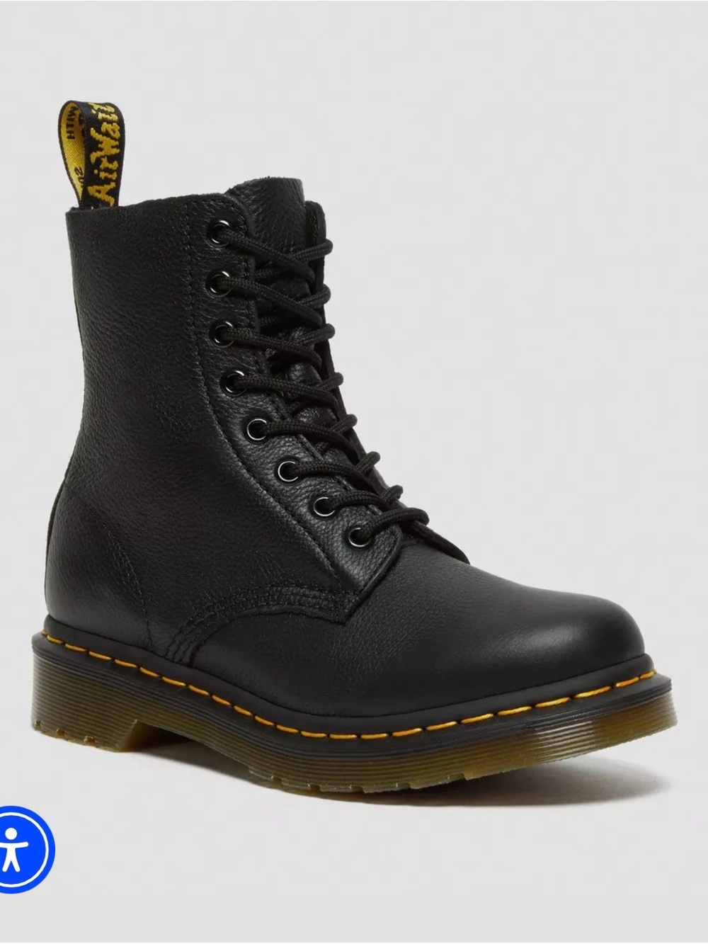 Dr. Marten 1460 Pascal Virginia Leather Lace Up Boots - Picture 5 of 5